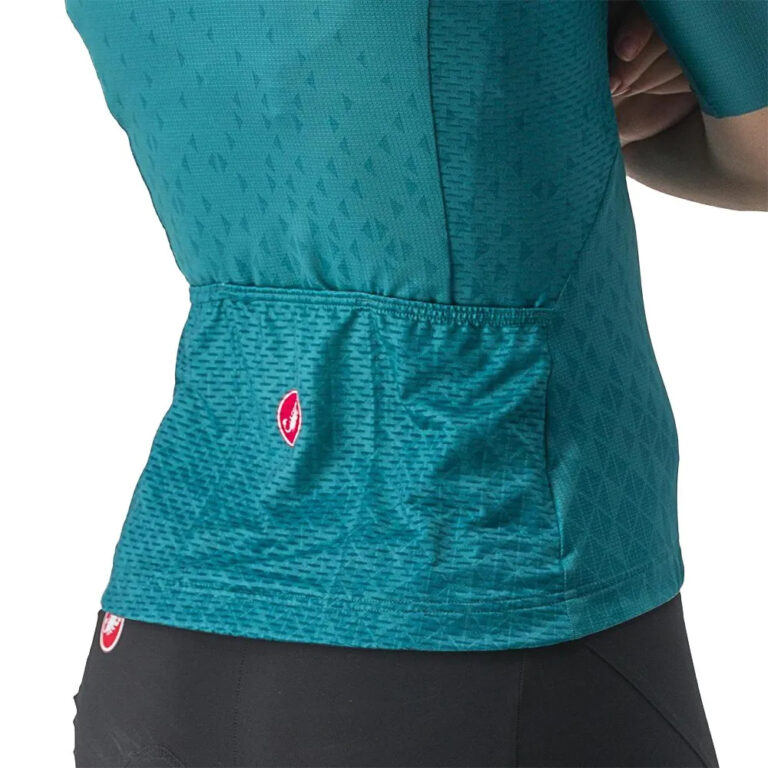 Castelli Pezzi Short Sleeve Jersey XS Quetzal Green - XL Quetzal Green - Image 3