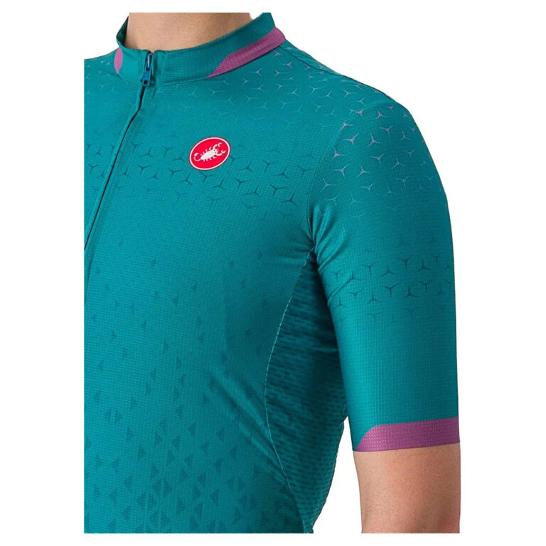 Castelli Pezzi Short Sleeve Jersey XS Quetzal Green - XL Quetzal Green - Image 4