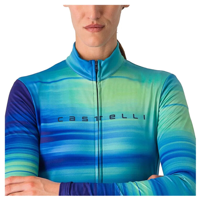 Castelli Phase Long Sleeve Jersey S Blue Multicolor - Image 4