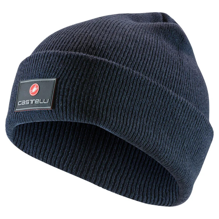 Castelli Podiofirma Beanie One Size Belgian Blue / White