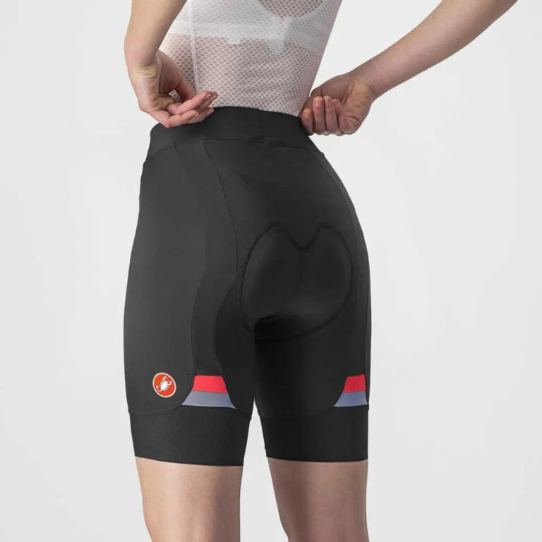 Castelli Prima Shorts XS Black / Hibiscus - Image 3