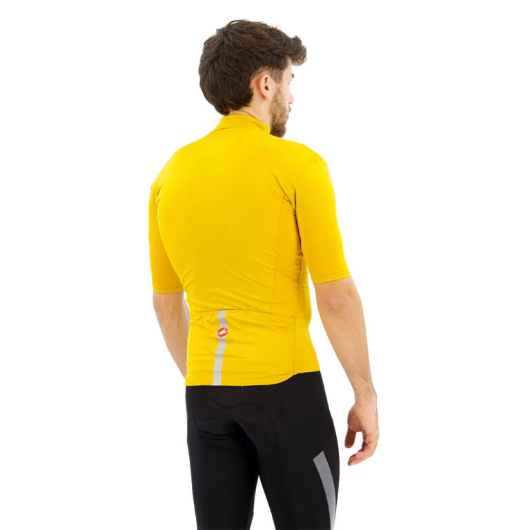 Castelli Pro Thermal Short Sleeve Jersey M Goldenrod - Image 4