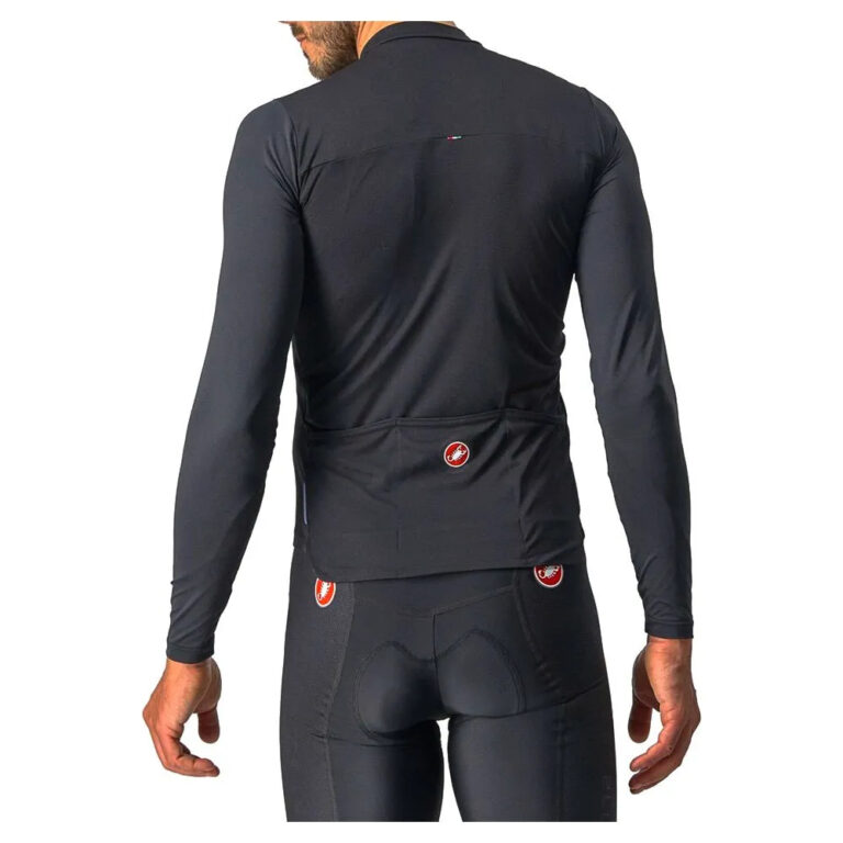 Castelli Prologo 7 Long Sleeve Jersey XS Light Black / Silver / Ivory - 3XL Light Black / Silver / Ivory - Image 2