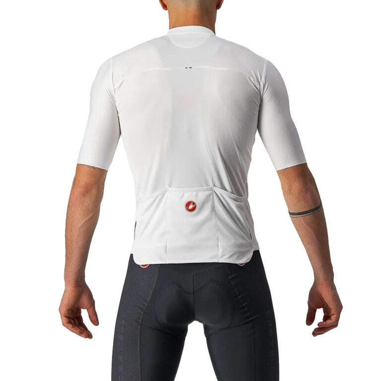 Castelli Prologo 7 Short Sleeve Jersey 2XL Ivory / Light Black / Red - 3XL Ivory / Light Black / Red - Image 2