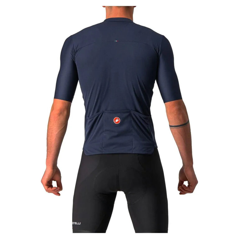 Castelli Prologo 7 Short Sleeve Jersey XL Savile Blue / Silver / Red - 2XL Savile Blue / Silver / Red - Image 2