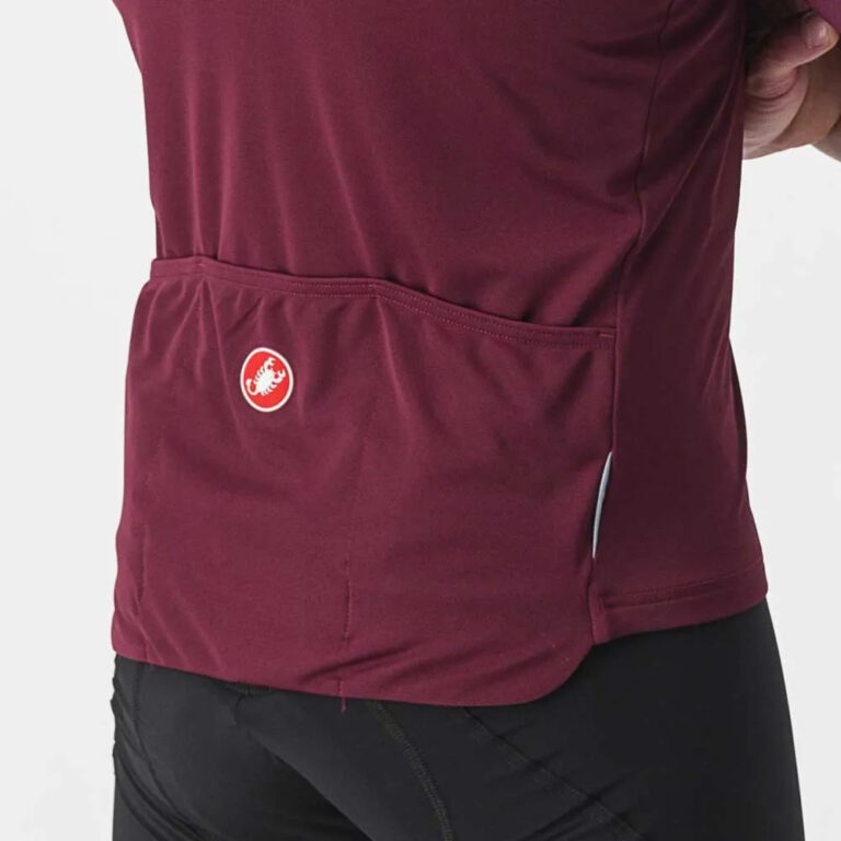 Castelli Prologo 7 Short Sleeve Jersey S Bordeaux / Ivory / Passion Fruit - 2XL Bordeaux / Ivory / Passion Fruit - Image 4