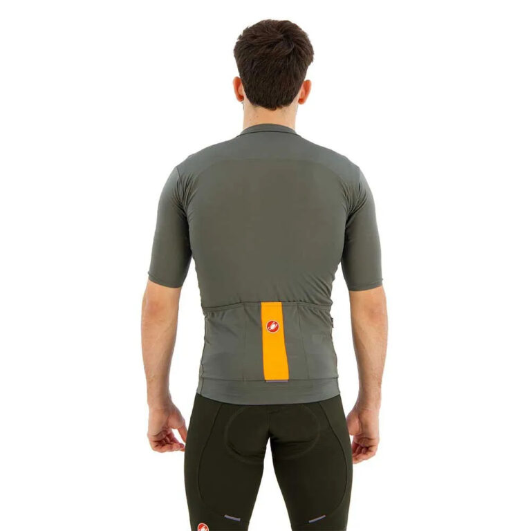 Castelli Prologo Lite Short Sleeve Jersey S Gunmetal Gray / Brilliant Orange - XL Gunmetal Gray / Brilliant Orange - Image 2