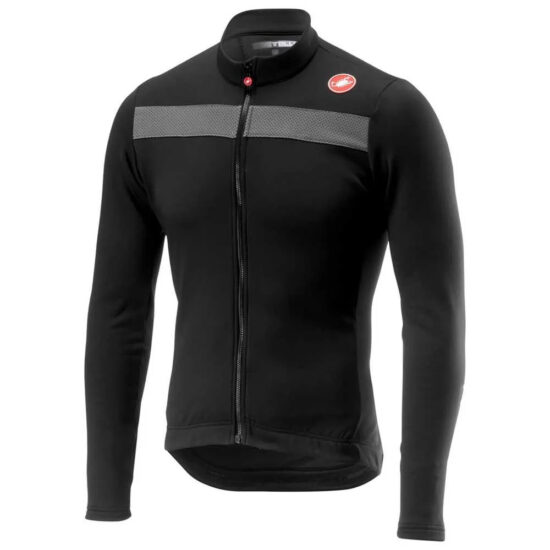 Castelli Puro 3 Long Sleeve Jersey S Light Black - 2XL Light Black