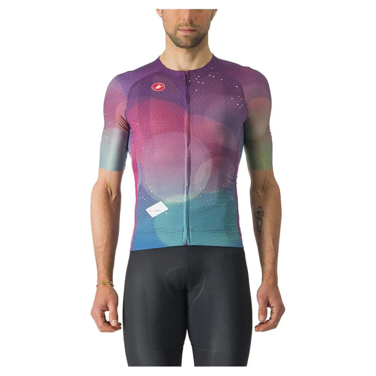 Castelli R-A/D Short Sleeve Jersey XL Multicolor Purple - 2XL Multicolor Purple