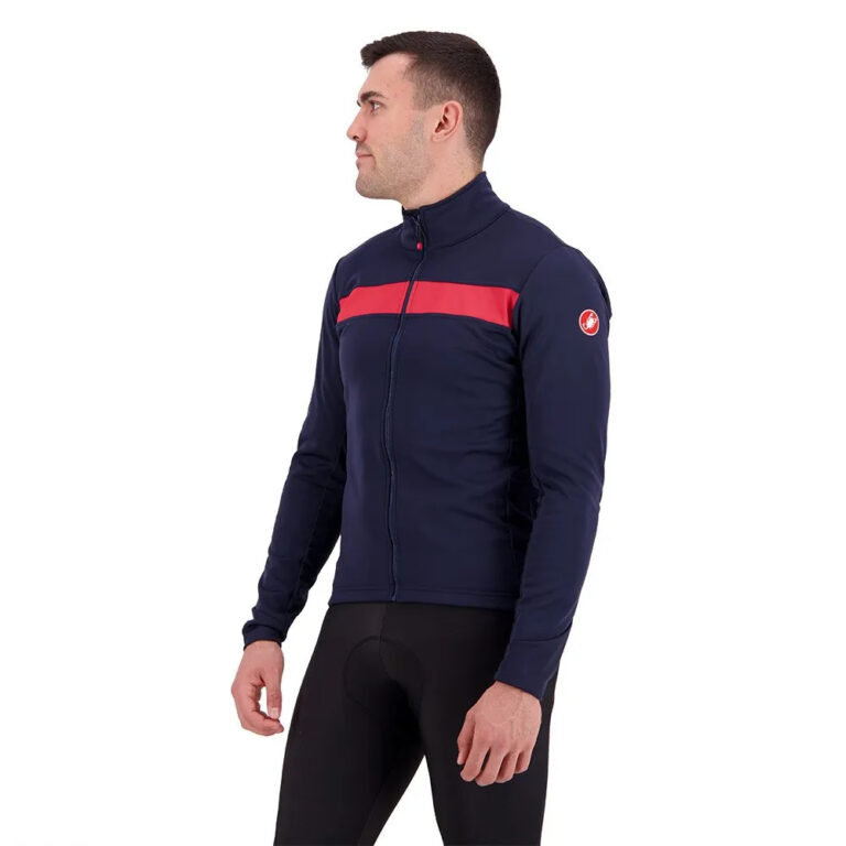 Castelli Raddoppia 3 Jacket S Blue Savile / Red Reflex - 3XL Blue Savile / Red Reflex - Image 3