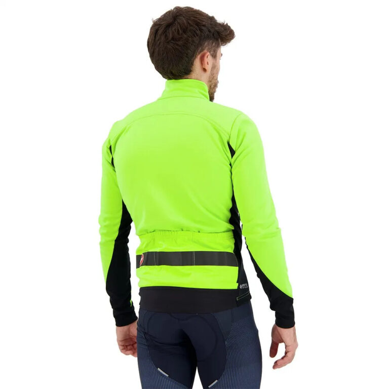 Castelli Raddoppia 3 Jacket S Electric Lime / Black Reflex - 3XL Electric Lime / Black Reflex - Image 4