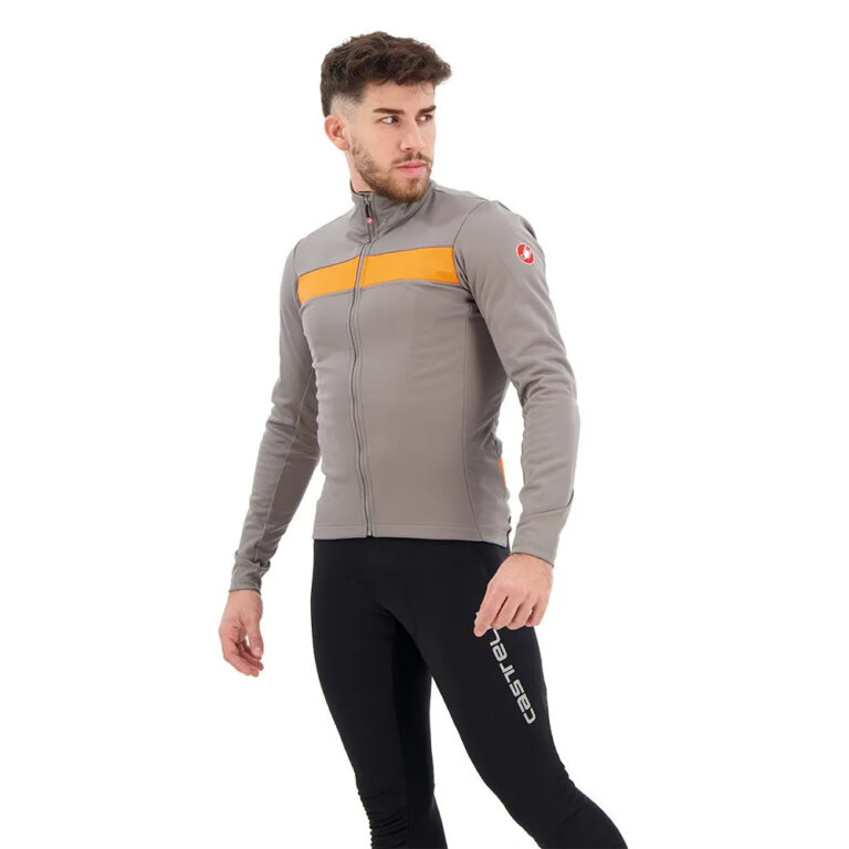 Castelli Raddoppia 3 Jacket S Grey / Orange / Red - XL Grey / Orange / Red - Image 3