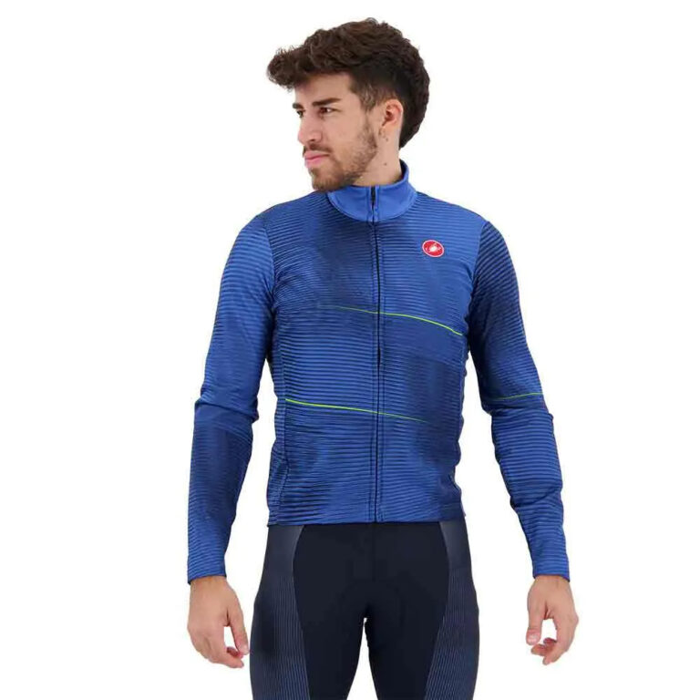 Castelli Raffica Long Sleeve Jersey XL Blue - 2XL Blue