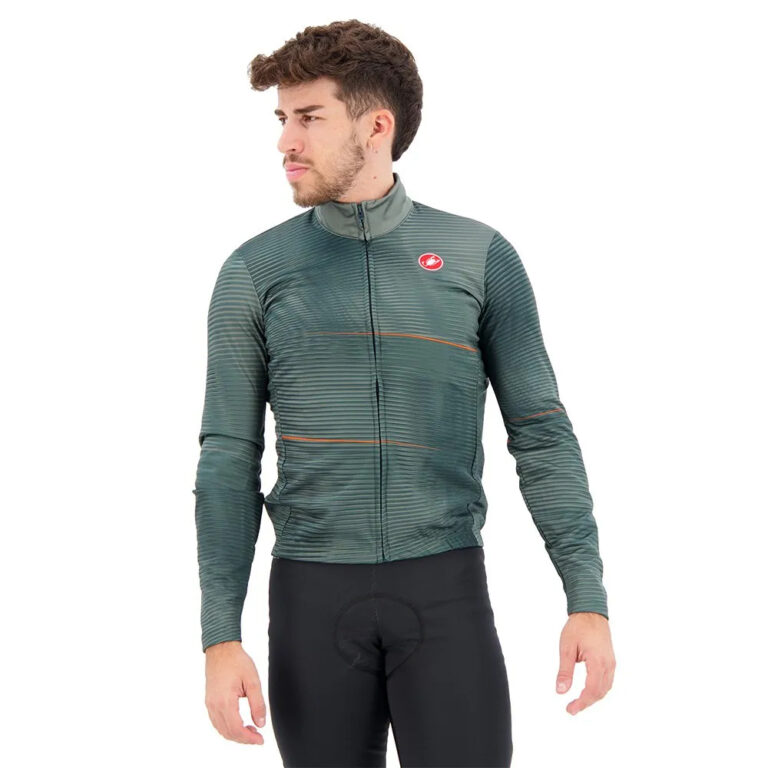 Castelli Raffica Long Sleeve Jersey S Green - 2XL Green