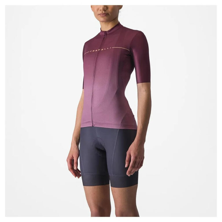 Castelli Salita Short Sleeve Jersey S Deep Bordeaux / Deep Purple-Soft - L Deep Bordeaux / Deep Purple-Soft - Image 3