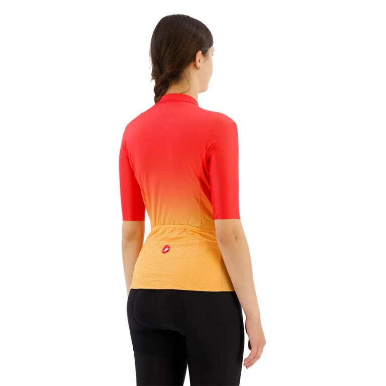 Castelli Salita Short Sleeve Jersey S Hibiscus / Soft Orange-White - L Hibiscus / Soft Orange-White - Image 4