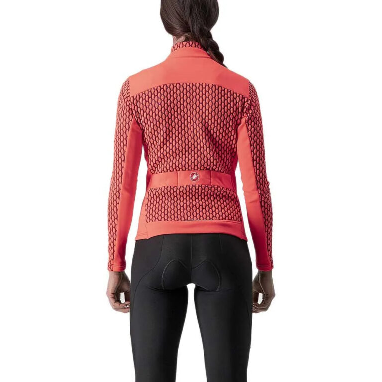 Castelli Sfida 2 FZ Long Sleeve Jersey XS Brilliant Pink / Bordeaux - L Brilliant Pink / Bordeaux - Image 2