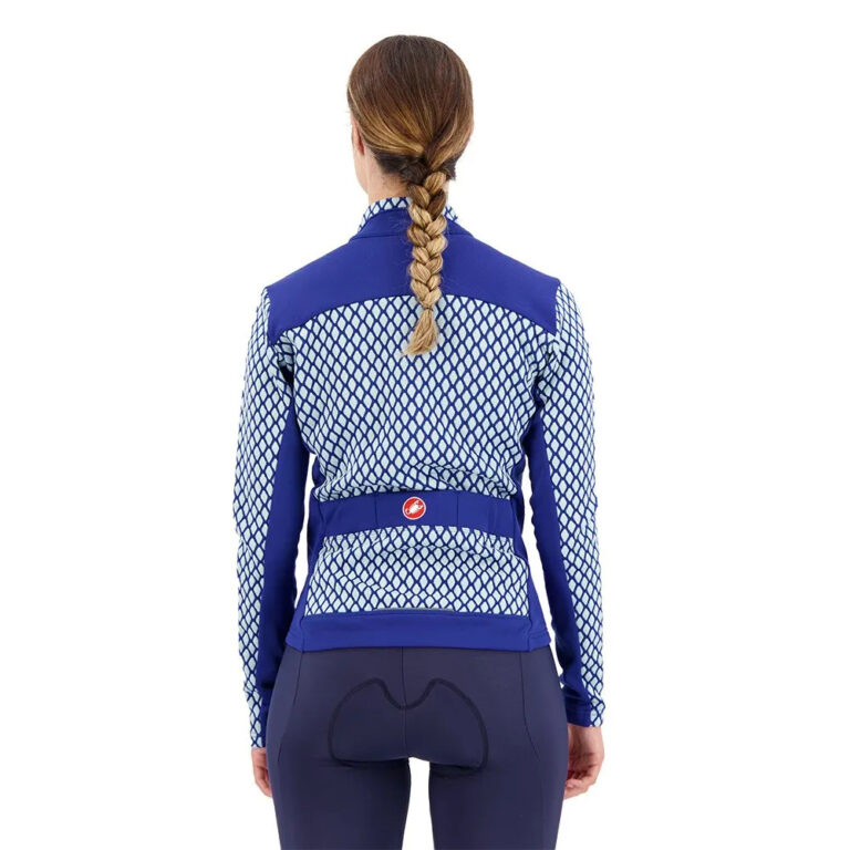 Castelli Sfida FZ Long Sleeve Jersey XS Dark Blue / Light Blue - XL Dark Blue / Light Blue - Image 2