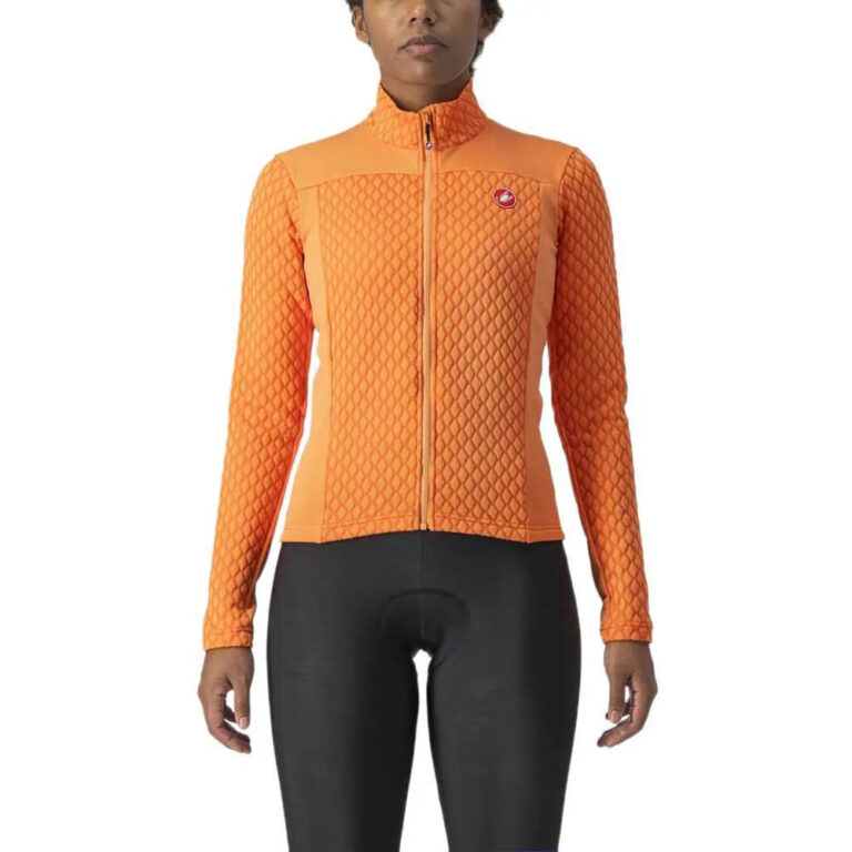 Castelli Sfida FZ Long Sleeve Jersey S Melon - L Melon