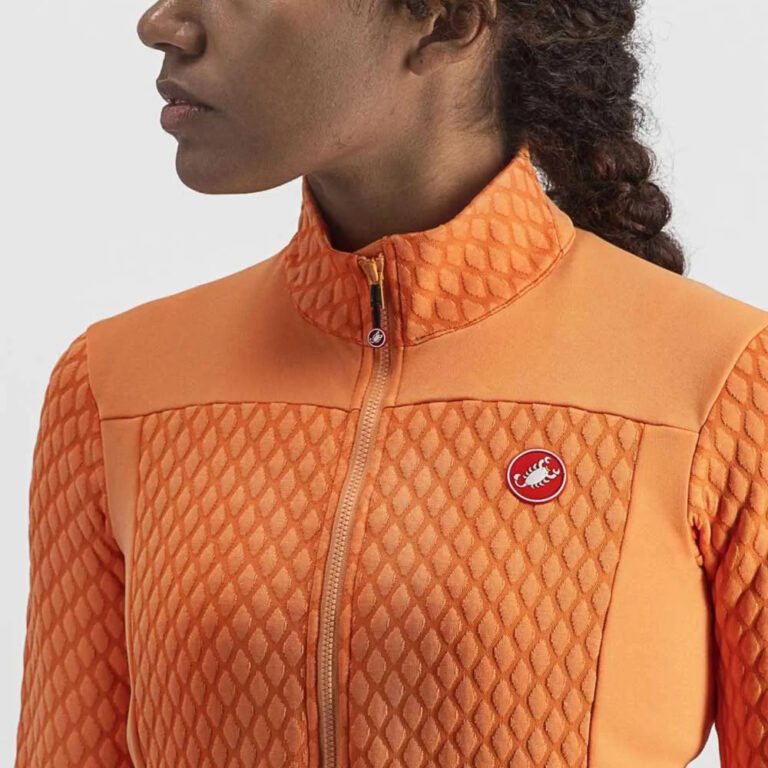 Castelli Sfida FZ Long Sleeve Jersey S Melon - L Melon - Image 5