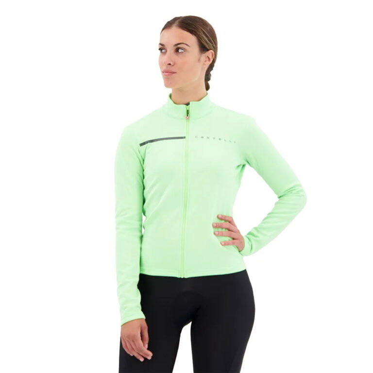 Castelli Sinergia 2 Fz Long Sleeve Jersey XS Mint / Green - L Mint / Green