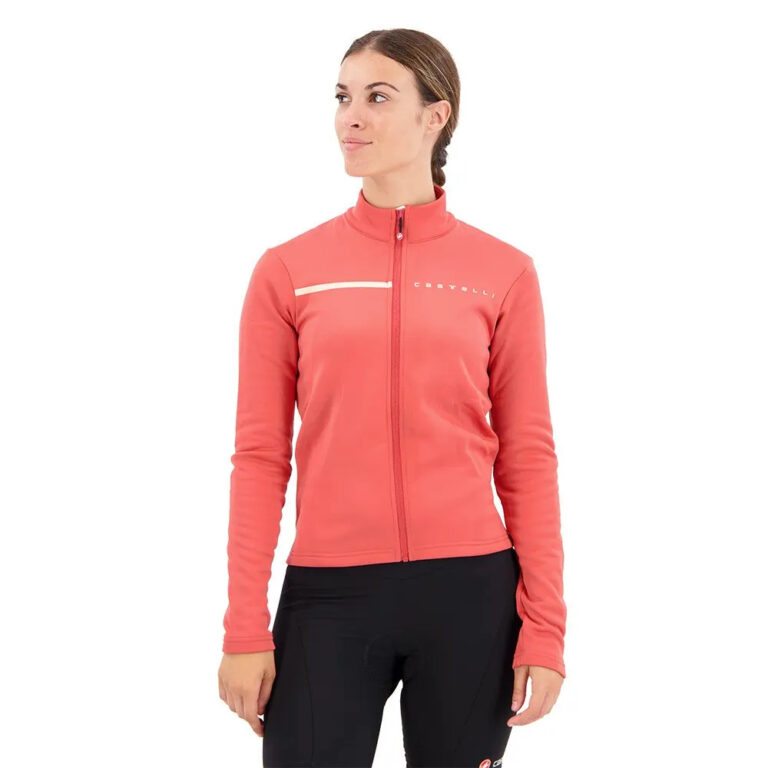 Castelli Sinergia 2 Fz Long Sleeve Jersey M Red / Cream - XL Red / Cream