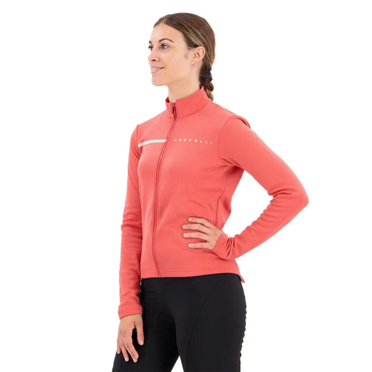 Castelli Sinergia 2 Fz Long Sleeve Jersey M Red / Cream - XL Red / Cream - Image 3