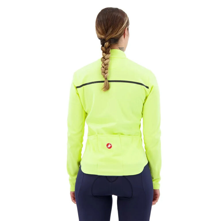 Castelli Sinergia 2 Long Sleeve Jersey XS Brilliant Yellow / Dark Grey - L Brilliant Yellow / Dark Grey - Image 2