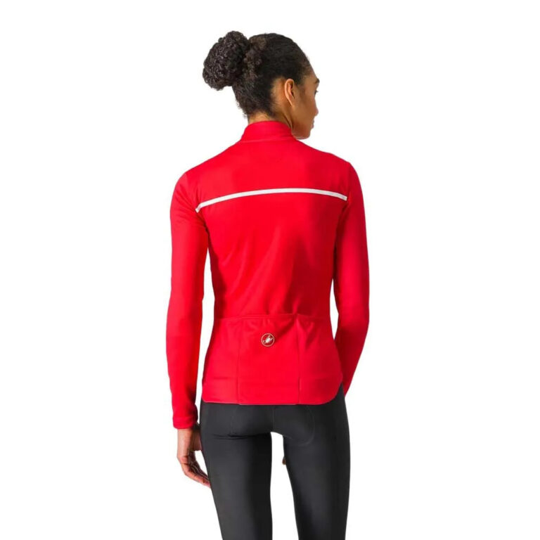 Castelli Sinergia 2 Long Sleeve Jersey XS Black / Hibiscus - L Black / Hibiscus - Image 2