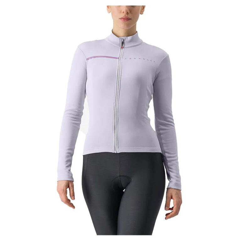 Castelli Sinergia 2 Long Sleeve Jersey S Purple Mist / Green-Dark Purple - M Purple Mist / Green-Dark Purple