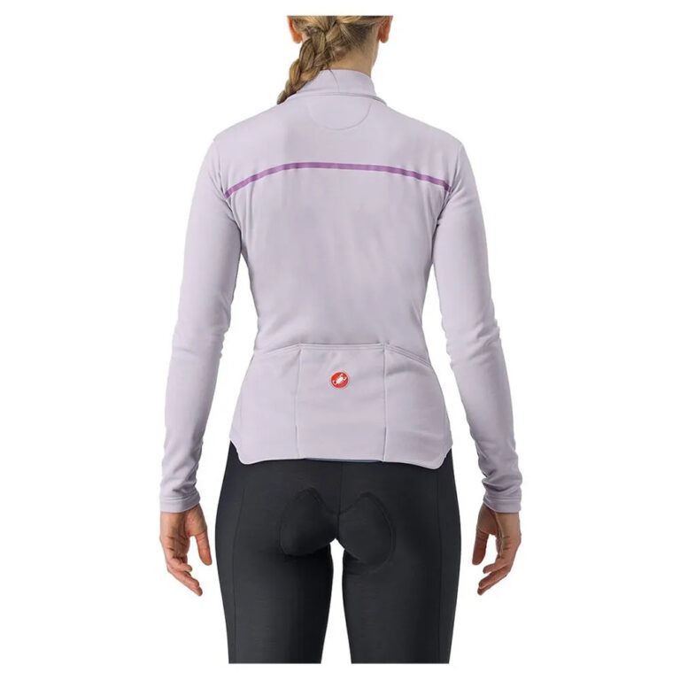 Castelli Sinergia 2 Long Sleeve Jersey S Purple Mist / Green-Dark Purple - M Purple Mist / Green-Dark Purple - Image 2