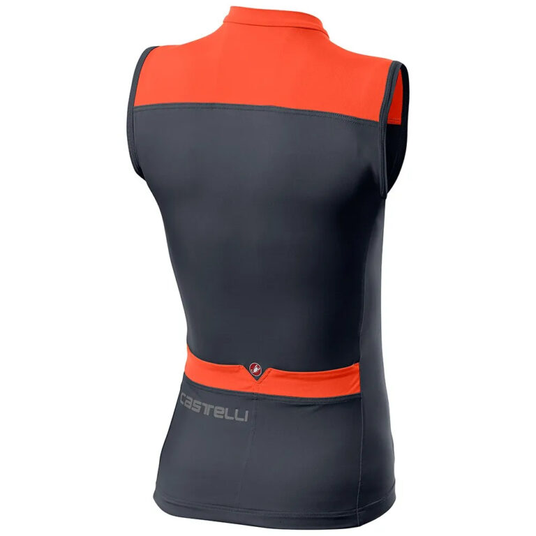 Castelli Solaris Sleeveless Jersey XS Dark Steel Blue / Brillant Pink - L Dark Steel Blue / Brillant Pink - Image 2