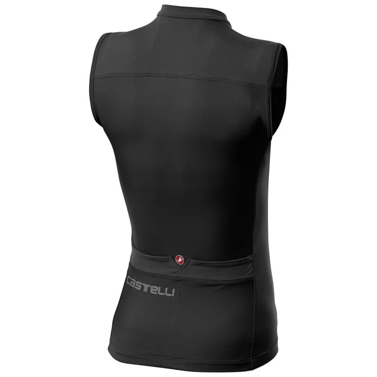 Castelli Solaris Sleeveless Jersey S Light Black - Image 2