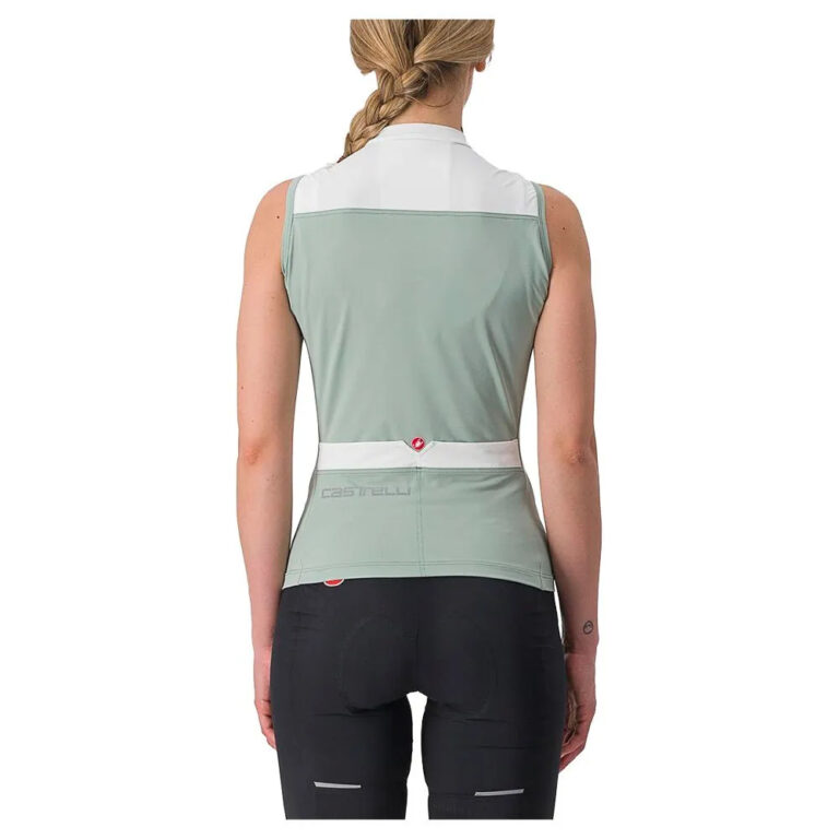 Castelli Solaris Sleeveless Jersey S Green Defender / Ivory - XL Green Defender / Ivory - Image 2