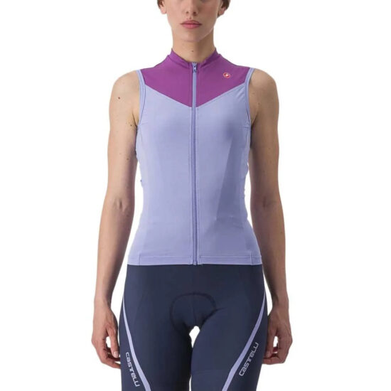 Castelli Solaris Sleeveless Jersey S Violet Mist / Amethyst