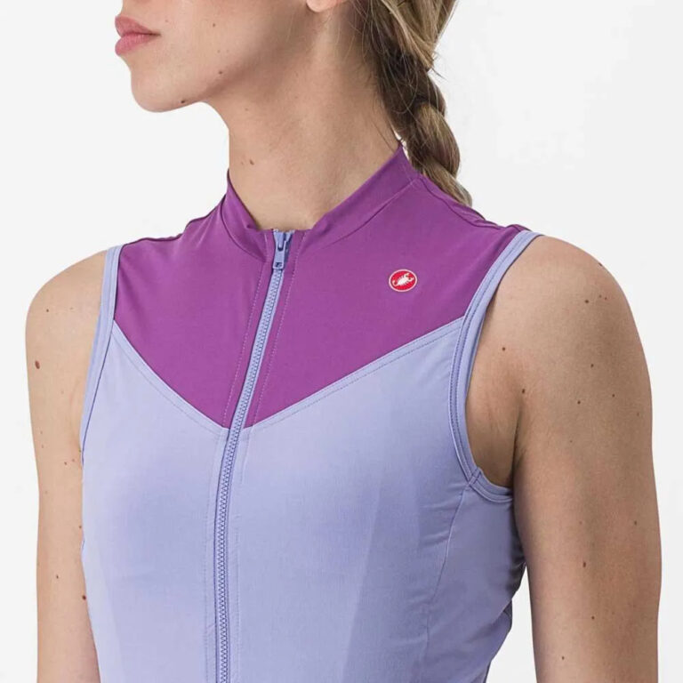 Castelli Solaris Sleeveless Jersey S Violet Mist / Amethyst - Image 3