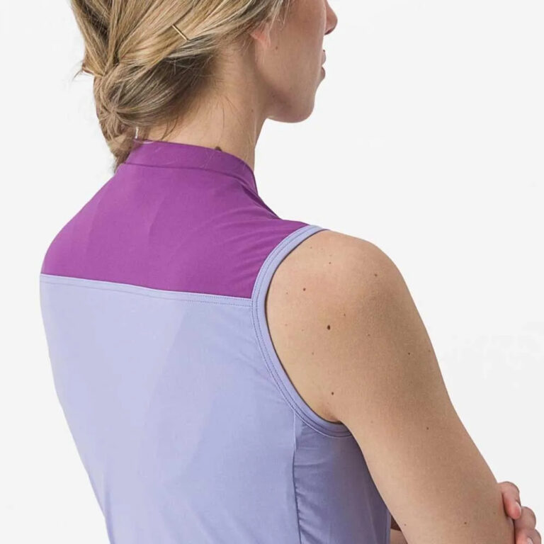 Castelli Solaris Sleeveless Jersey S Violet Mist / Amethyst - Image 4