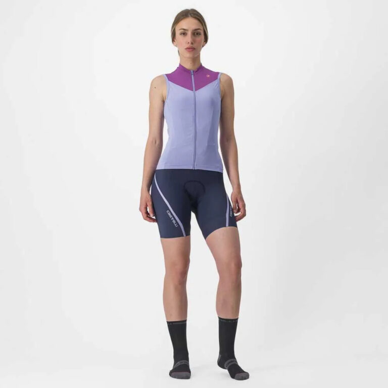 Castelli Solaris Sleeveless Jersey S Violet Mist / Amethyst - Image 6