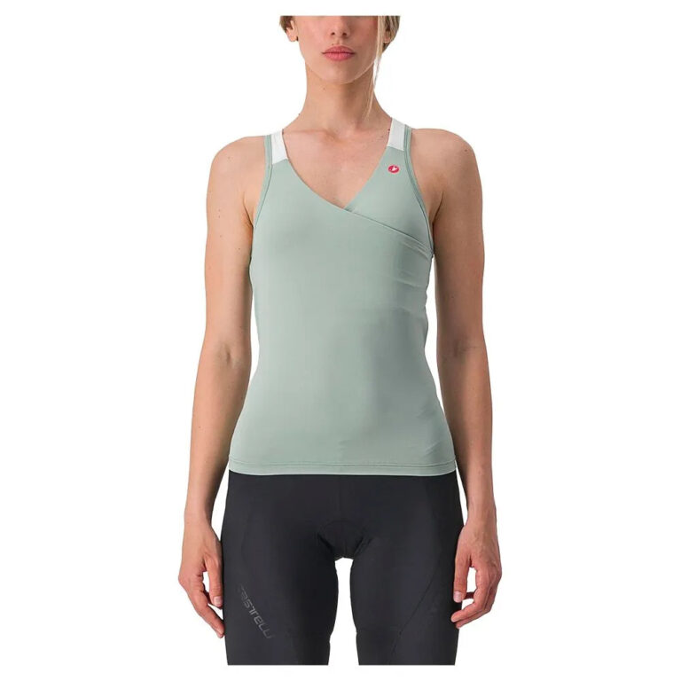 Castelli Solaris Sleeveless Jersey S Defender Green / Ivory - XL Defender Green / Ivory