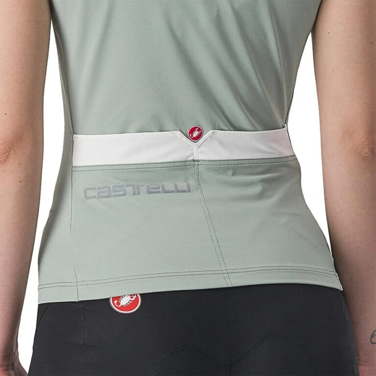 Castelli Solaris Sleeveless Jersey S Defender Green / Ivory - XL Defender Green / Ivory - Image 3