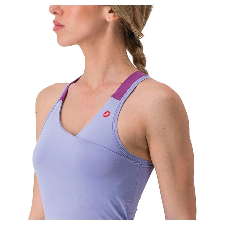 Castelli Solaris Sleeveless Jersey M Violet Mist / Amethyst - L Violet Mist / Amethyst - Image 4