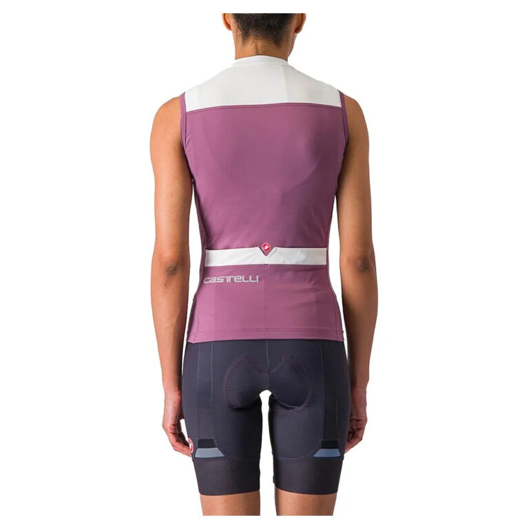 Castelli Solaris Sleeveless Jersey M Deep Purple / Ivory - XL Deep Purple / Ivory - Image 2