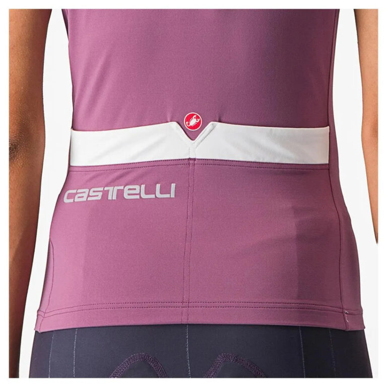 Castelli Solaris Sleeveless Jersey M Deep Purple / Ivory - XL Deep Purple / Ivory - Image 4