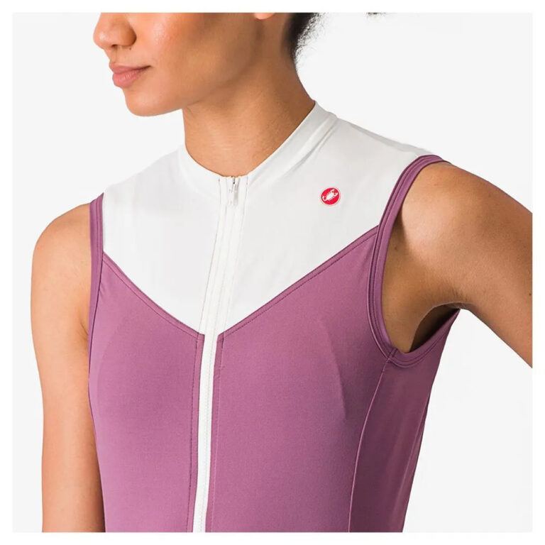 Castelli Solaris Sleeveless Jersey M Deep Purple / Ivory - XL Deep Purple / Ivory - Image 5