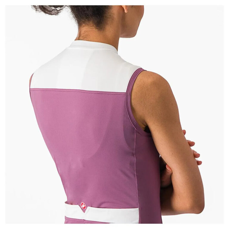 Castelli Solaris Sleeveless Jersey M Deep Purple / Ivory - XL Deep Purple / Ivory - Image 6