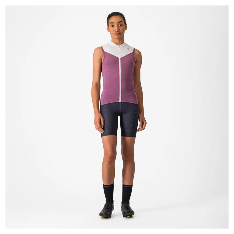 Castelli Solaris Sleeveless Jersey M Deep Purple / Ivory - XL Deep Purple / Ivory - Image 7