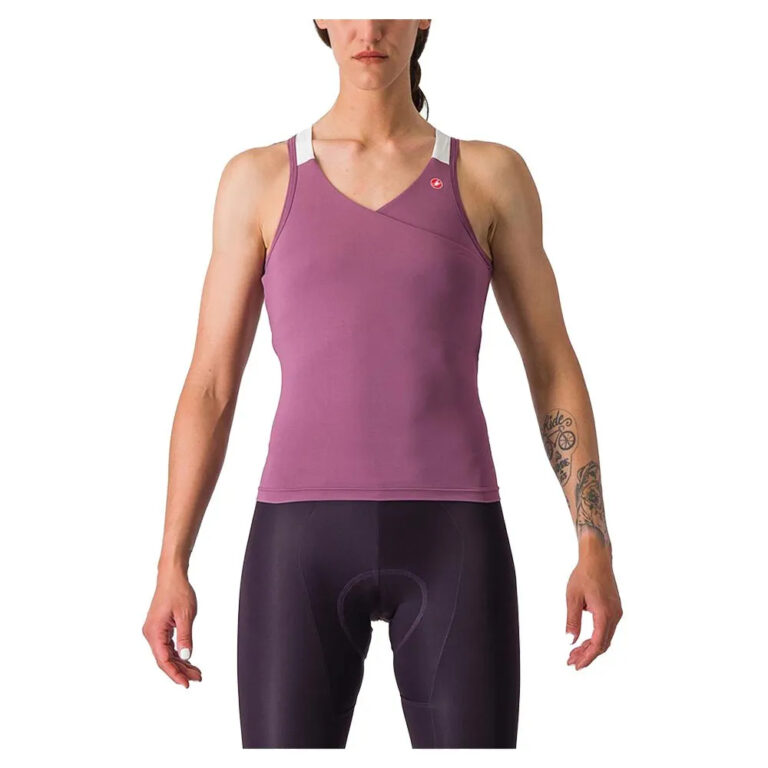 Castelli Solaris Sleeveless Jersey M Deep Purple / Ivory