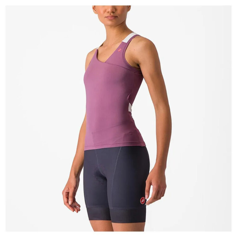 Castelli Solaris Sleeveless Jersey M Deep Purple / Ivory - Image 3