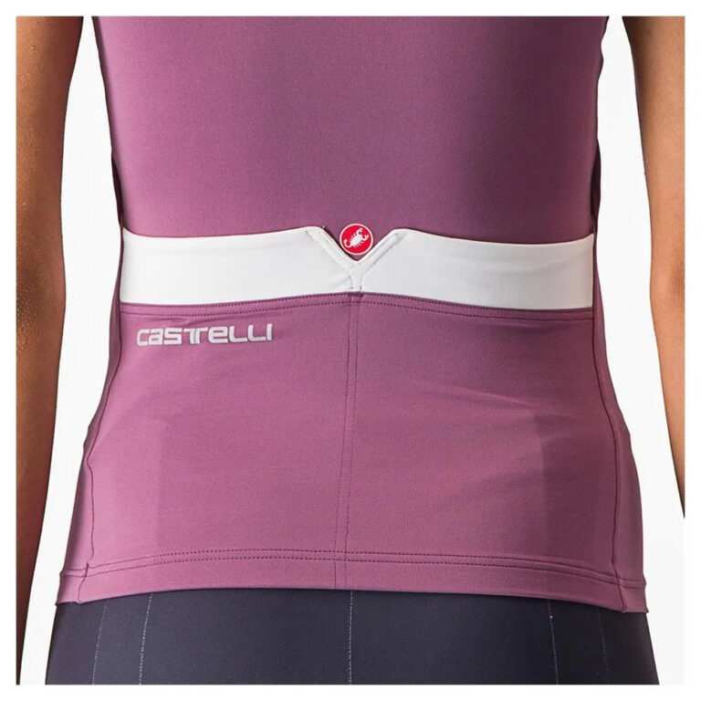 Castelli Solaris Sleeveless Jersey M Deep Purple / Ivory - Image 4