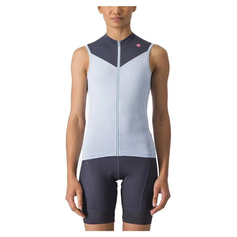 Castelli Solaris Sleeveless Jersey S Winter Sky / Dark Steel Blue - L Winter Sky / Dark Steel Blue